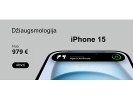 iPhone 15 - jau prekyboje!