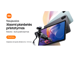 Xiaomi planšetės pristatymas
