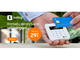 SumUp kortelių skaitytuvai