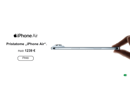 iPhone Air - nuo 1239 Eur