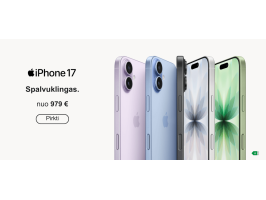 iPhone 17 - nuo 979 Eur