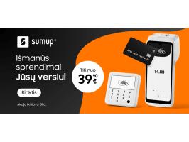 SumUp kortelių skaitytuvai