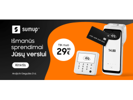 SumUp kortelių skaitytuvai