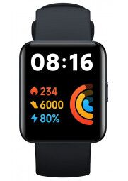 XIAOMI Redmi Watch 2 Lite, juodas. Priekis