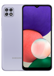 Samsung A22 5G 64GB violetine nugarele ir ekranas