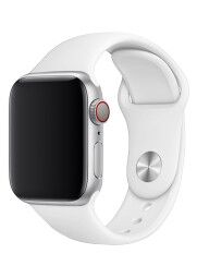 silikoninis dirželis Apple Watch 38 | 40 | 41 mm baltas