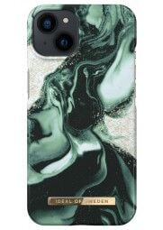 IDEAL OF SWEDEN dėklas iPhone 13 | 14 Golden Olive Marble