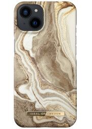 IDEAL OF SWEDEN dėklas iPhone 13 | 14 Golden Sand Marble
