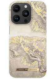 IDEAL OF SWEDEN dėklas iPhone 14 Pro Sparkle Greige Marble 