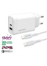4SMARTS VoltPlug 45W GaN USB-C į USB-C tinklo įkroviklis