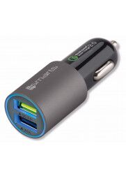4smarts Rapid Qualcomm Quick Charge 3.0 automobilinis įkroviklis. Šonas