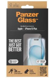 PANZERGLASS grūdintas apsauginis stikliukas iPhone 15 Plus