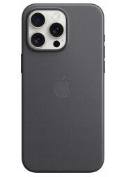 APPLE iPhone 15 Pro Max FineWoven dėklas su MagSafe Juodas