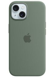 APPLE iPhone 15 silikoninis dėklas su MagSafe Cypress