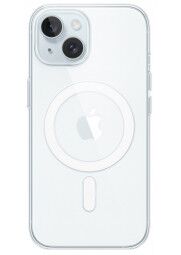 Apple iPhone 15 Clear (skaidrus) dėklas su MagSafe, 1 nuotrauka