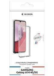 BigBen silikoninis Samsung Galaxy A14 Clear (skaidrus) apsauginis dėklas, 1 nuotrauka