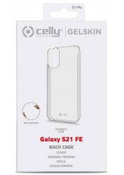 CELLY Samsung Galaxy S21 FE silikoninis dėklas skaidrus