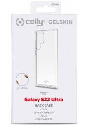 CELLY Samsung Galaxy S22 Ultra silikoninis skaidrus dėklas
