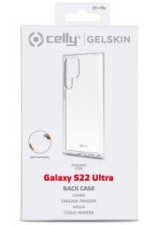 CELLY Samsung Galaxy S22 Ultra silikoninis skaidrus dėklas