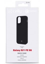 Celly Samsung Galaxy S21 FE Cromo silikoninis dėklas Black (juodas), 1 nuotrauka