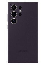 SAMSUNG Galaxy S24 Ultra silikoninis dėklas tamsiai violetinis