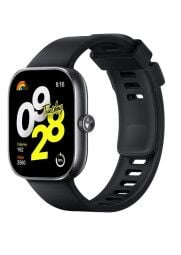  Xiaomi Redmi Watch 4 išmanusis laikrodis juodos spalvos.