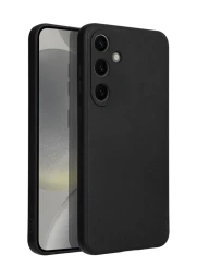 Smart Samsung Galaxy S25plus soft silikoninis dėklas, juoda, 1 nuotrauka