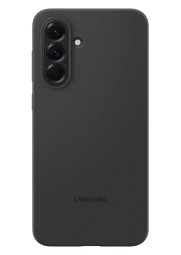 Samsung Galaxy A56 silikoninis dėklas, juoda, 1 nuotrauka