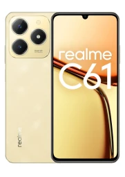 Realme C61 išmanusis telefonas 256 GB, auksinis, 1 nuotrauka