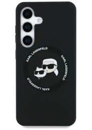 Karl Lagerfeld Samsung S25 Double Heads And Circle MagSafe dėklas,1 nuotrauka
