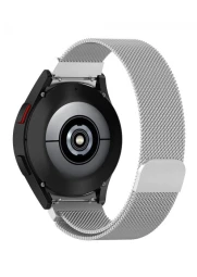 Techprotect Samsung Watch 40 42 44 45 46 mm milanietiškas dirželis, sidabrinė, 1 nuotrauka