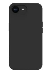 Celly iPhone 16e Cromo silikoninis dėklas, juoda, 1 nuotrauka