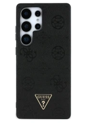  Guess Samsung Galaxy S25 Ultra Grained Peony MagSafe dėklas, juoda, 1 nuotrauka