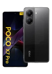  Smart Poco X7 Pro skaidrus silikoninis dėklas, skaidri, 1 nuotrauka