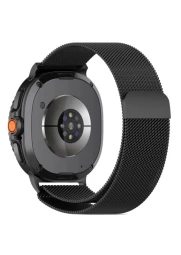 Techprotect Samsung Galaxy Watch8 Watch8 Classic milanietiškas dirželis, juoda, 1 nuotrauka