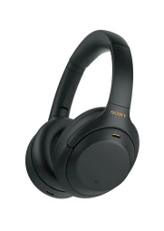  Sony WH-1000XM4 belaidės ausinės, juodos, iš šono