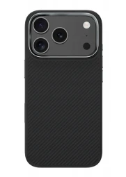 Benks iPhone 17 Pro Max Armor Pro Kevlar dėklas, juoda, 1 nuotrauka
