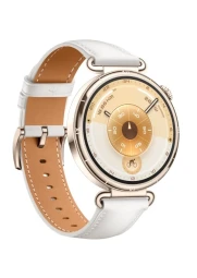 Huawei GT6 41mm, auksinis su balta odine, 2 nuotrauk