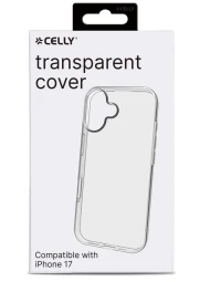 Celly iPhone 17 skaidrus silikoninis dėklas, 1 nuotrauka