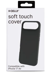 Celly iPhone Air Cromo silikoninis dėklas, juoda, 1 nuotrauka