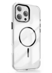 Smart iPhone Air skaidrus MagSafe dėklas, juoda, 1 nuotrauka