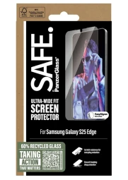 Safe Samsung Galaxy S25 Edge stikliukas, skaidri, 1 nuotrauka