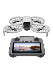  DJI Flip dronas, valdymo pultas su ekranu, 6 nuotrauka
