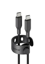 Empower įkrovimo laidas USB-C į USB-C, 1.2m - 240W, juoda, 1 nuotrauka