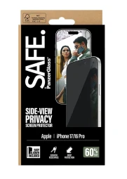 Safe iPhone 16 Pro| iPhone 17 Privacy grūdintas apsauginis stikliukas, nuotrauka 1