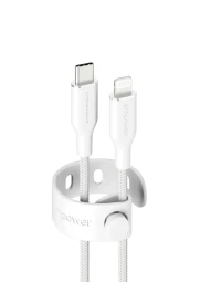 Empower įkrovimo laidas USB-C į Lightning, 1.2m - 240W, balta, 1 nuotrauka