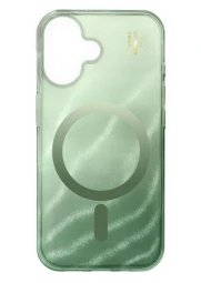  Ideal of Sweden iPhone 16 dėklas - Glitter Glow, Sage Green, 1 nuotrauka