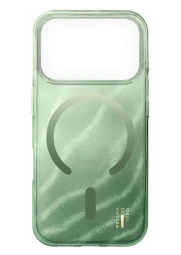 Ideal of Sweden iPhone 17 Pro dėklas - Glitter Glow, Sage Green, 1 nuotrauka