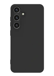 Celly Samsung Galaxy S26 Cromo silikoninis dėklas, juoda, 1 nuotrauka