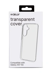Celly Samsung Galaxy A57 skaidrus silikoninis dėklas, 1 nuotrauka